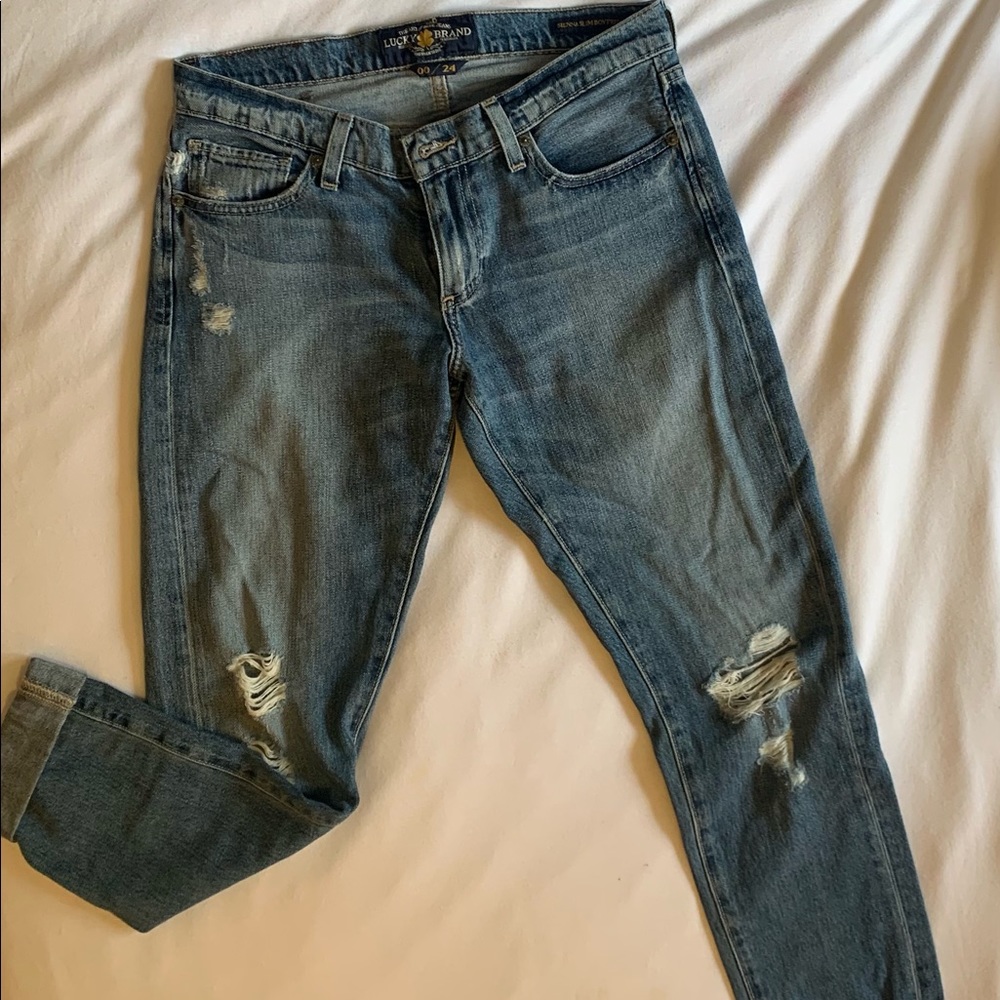 Lucky Brand slim boyfriend jeans